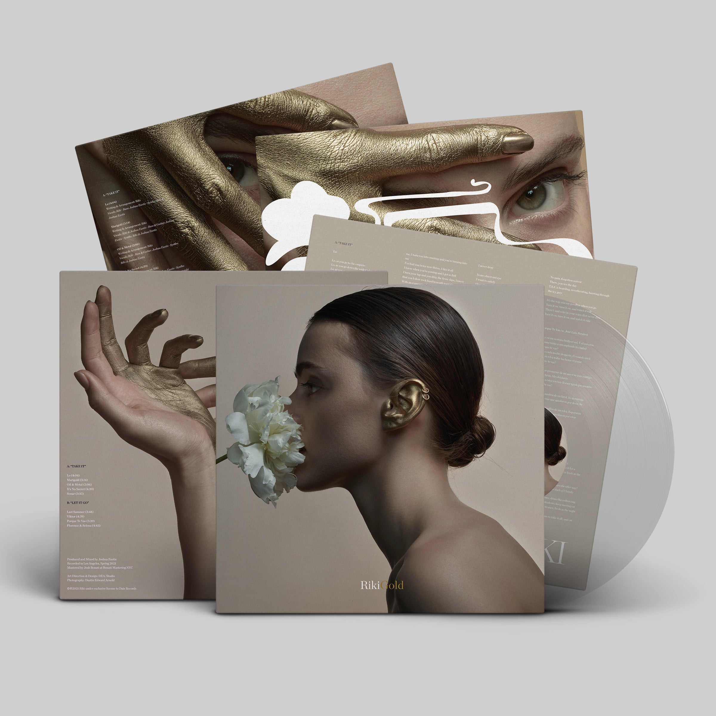 riki-gold-vinyle-lp-rouge-red-in-clear-synth-pop image 6