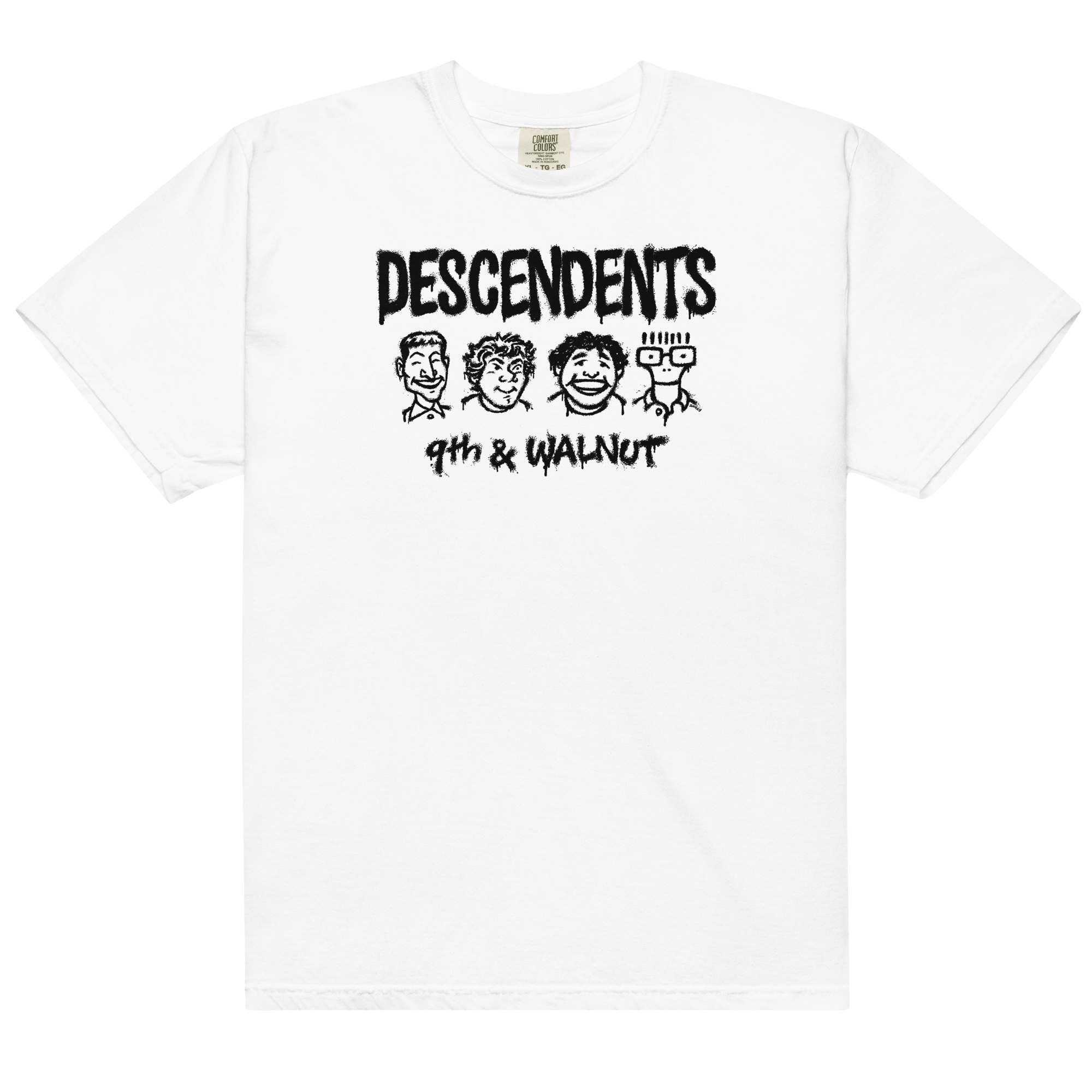 descendents-9th-walnut-t-shirt-blanc-coton image 1