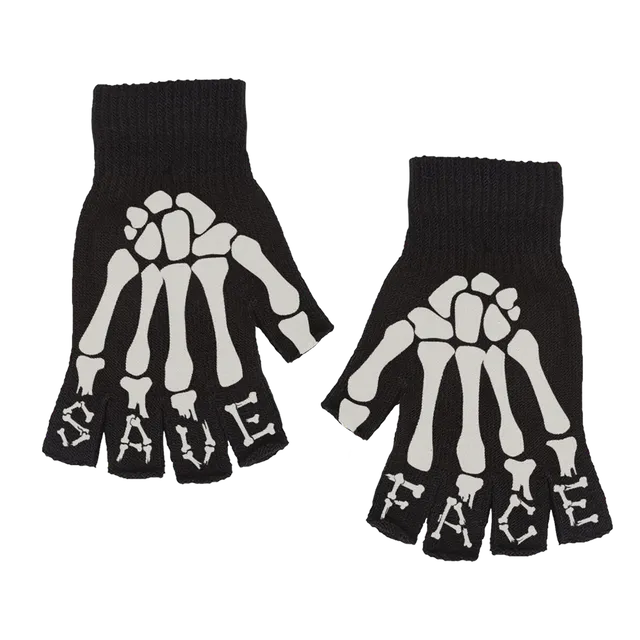 save-face-gants-mitaines-squelette-noir-sans-doigts image 1