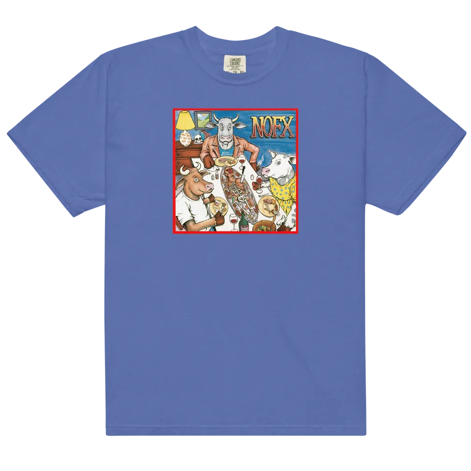 nofx-liberal-animation-t-shirt-bleu-coton-artwork-album image 1