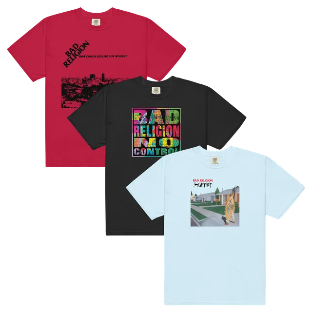 bad-religion-lot-3-t-shirts-suffer-no-control-coton image 1