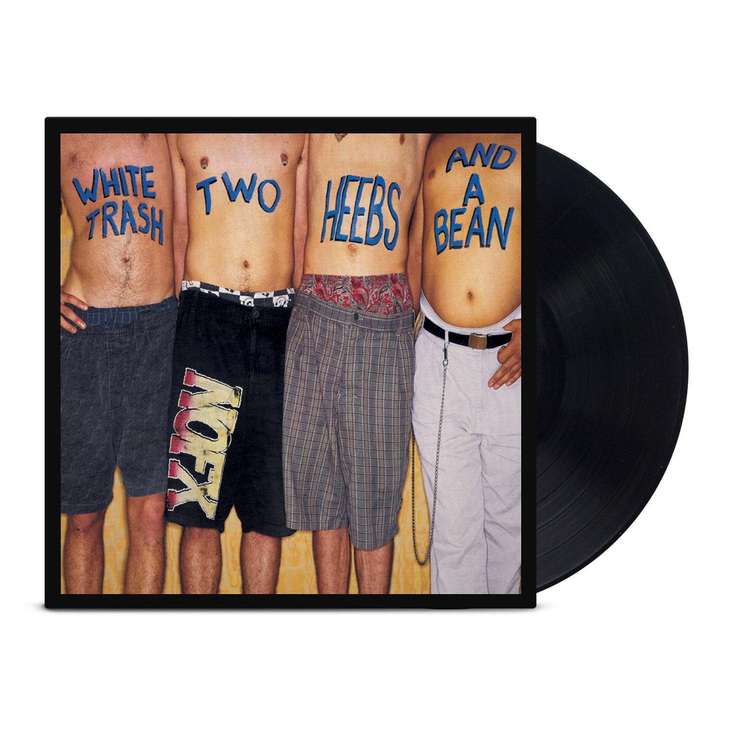 nofx-white-trash-two-heebs-a-bean-lp-vinyle-noir-punk image 1