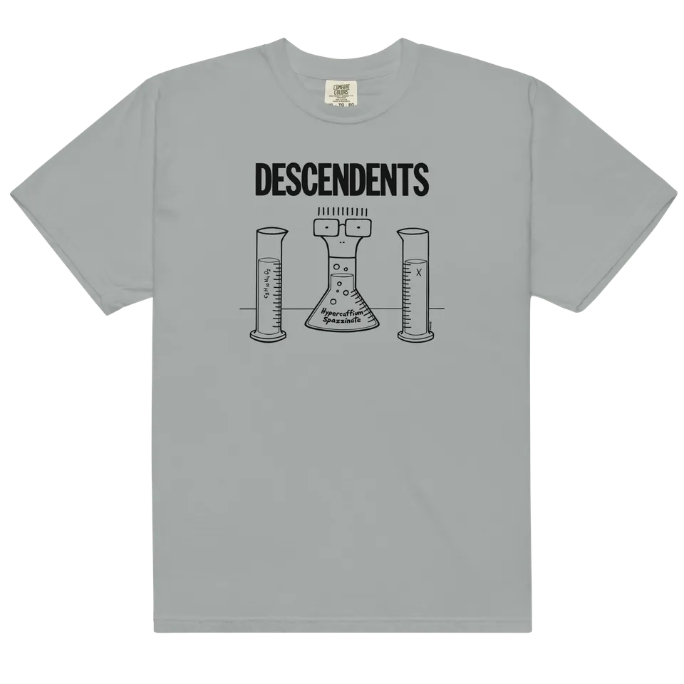 descendents-hypercaffium-spazzinate-t-shirt-gris image 1