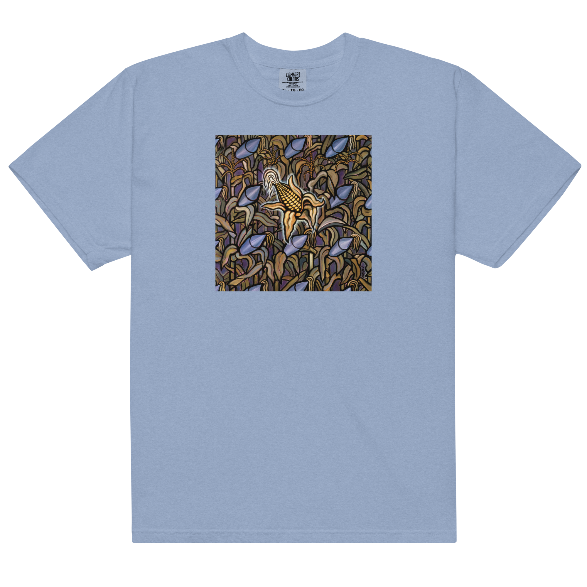 bad-religion-against-the-grain-t-shirt-bleu-coton-album image 1