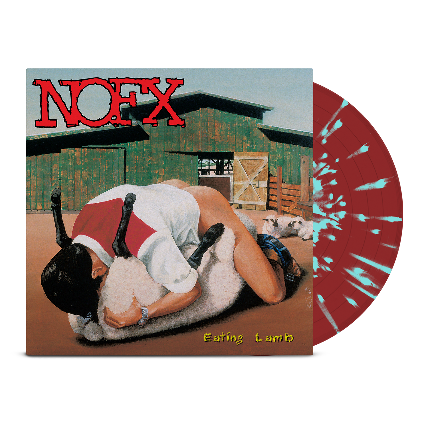 nofx-heavy-petting-zoo-vinyle-12-splatter-ruby-baby-blue image 1