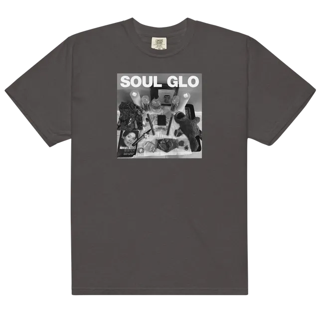 soul-glo-diaspora-problems-t-shirt-gris-fonc-coton image 1