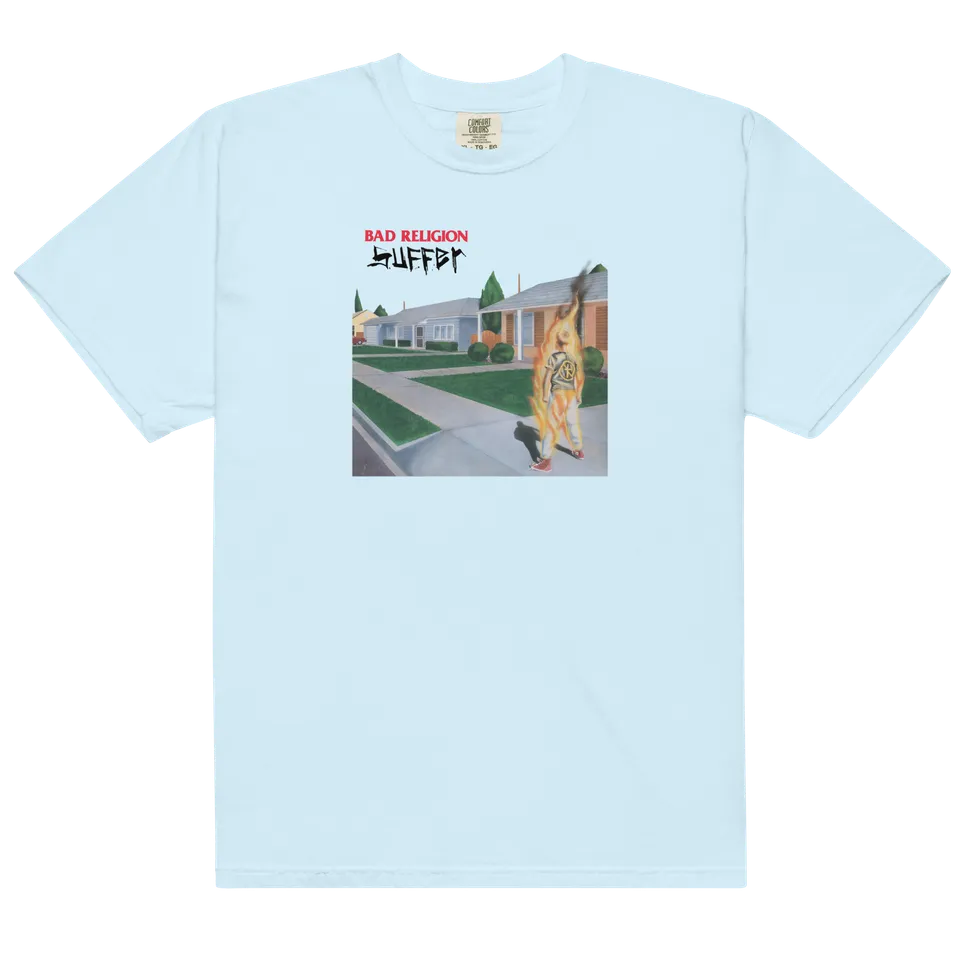 bad-religion-suffer-t-shirt-bleu-clair-100-coton image 1