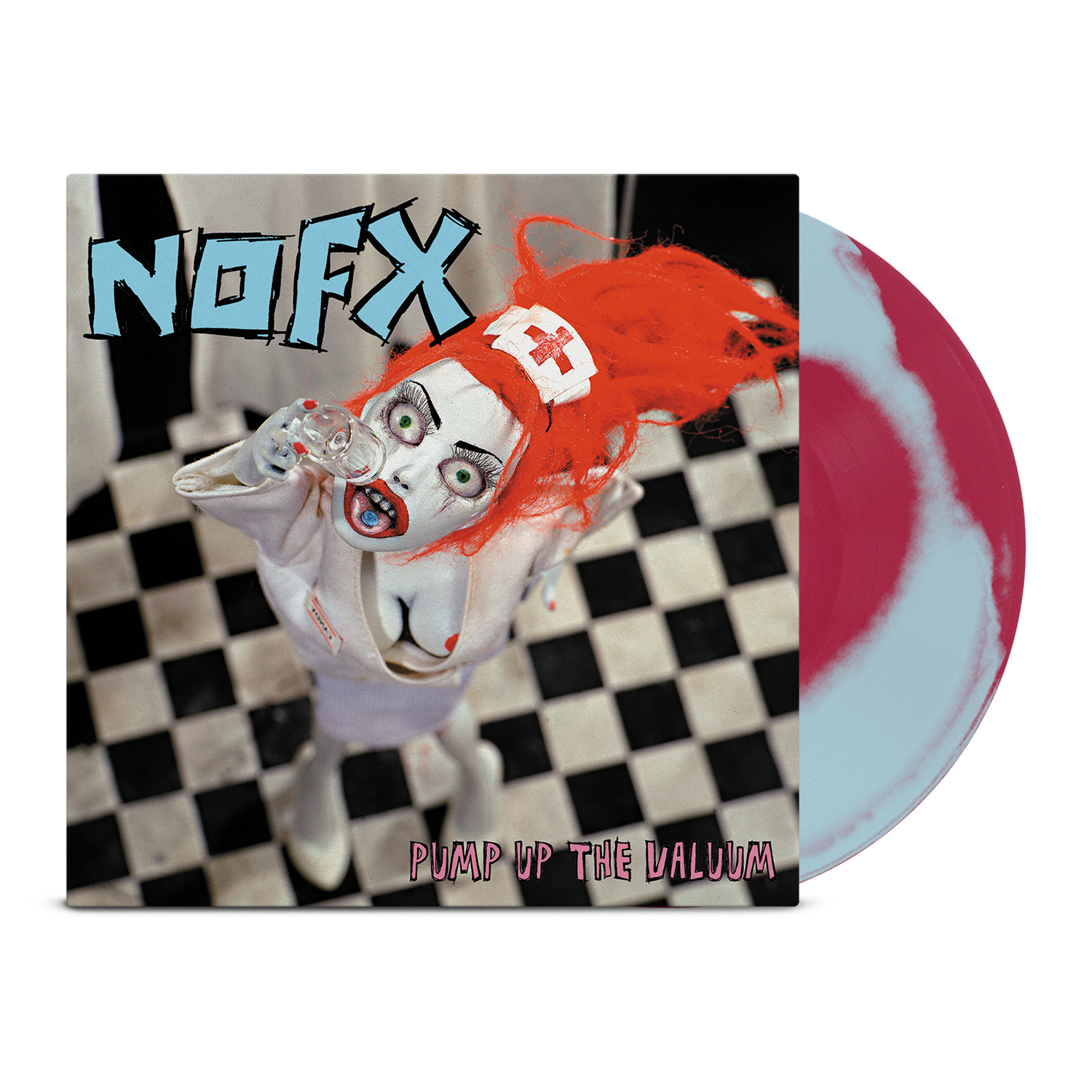 nofx-pump-up-the-valuum-vinyle-apple-blue-33-tours image 1