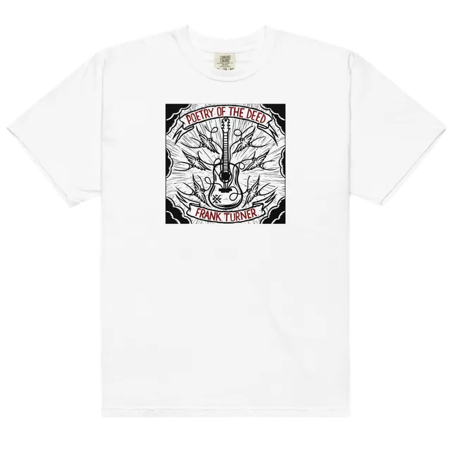 frank-turner-poetry-of-the-deed-t-shirt-blanc image 1