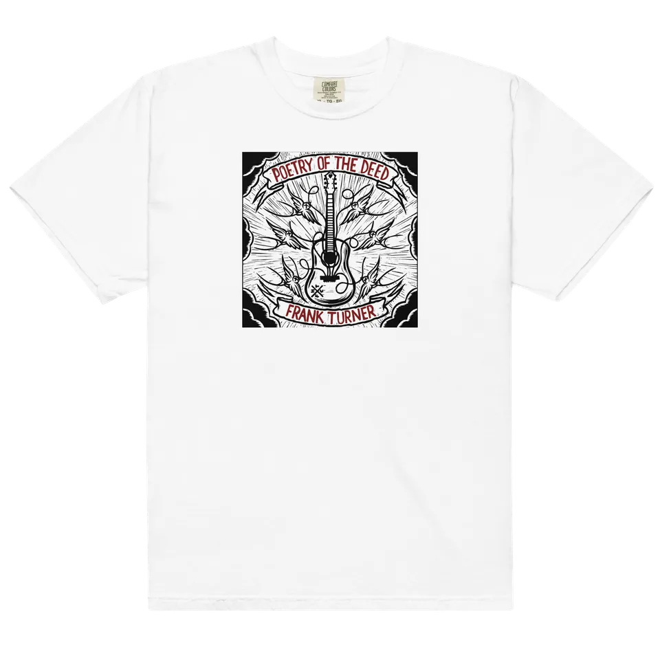 frank-turner-poetry-of-the-deed-t-shirt-blanc image 1