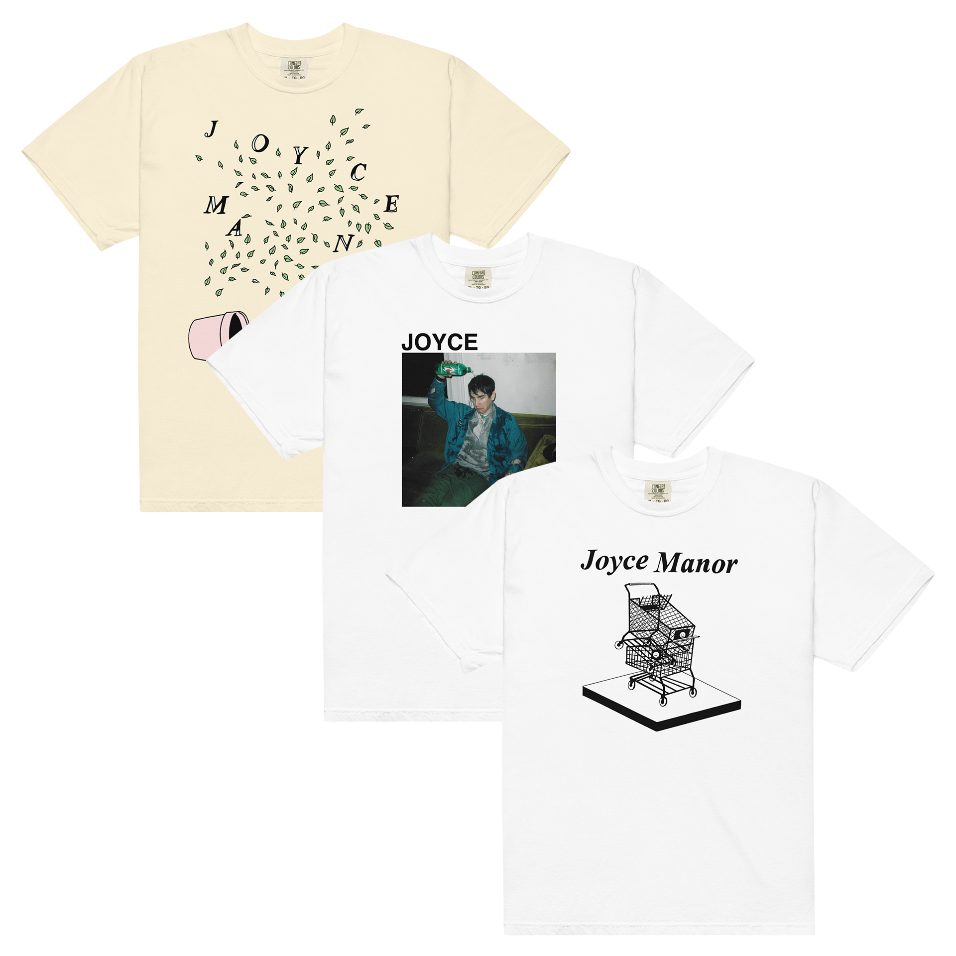 joyce-manor-t-shirt-bundle-lot-3-coton image 1
