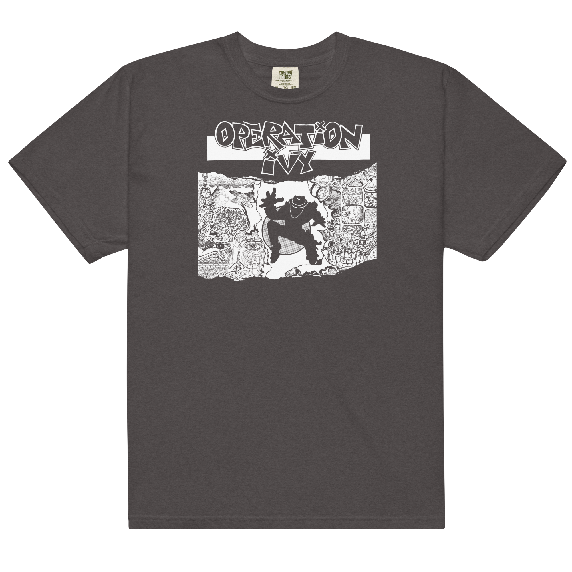 energy-t-shirt-gris-fonc-artwork-album-coton image 1