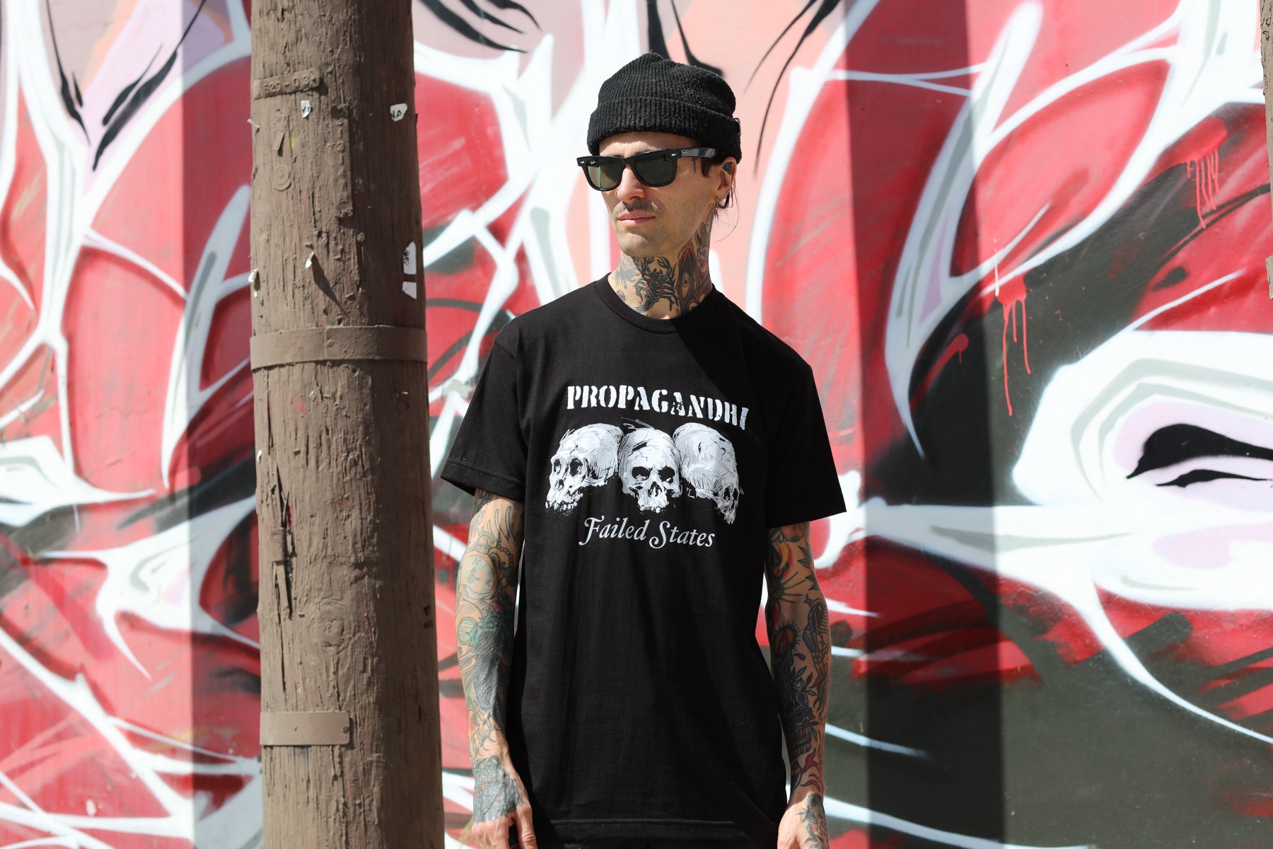propagandhi-failed-states-t-shirt-noir-coton image 2