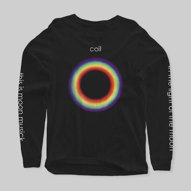 dais-records-coil-rainbow-halo-manche-longue-noir-are-you image 1