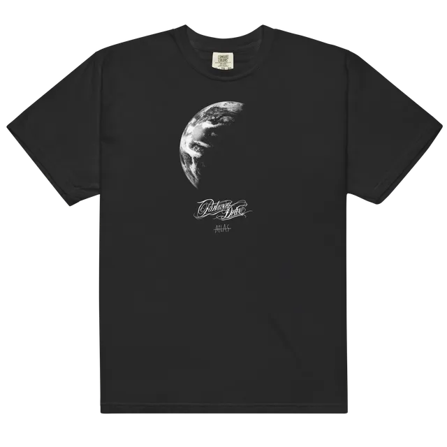 atlas-t-shirt-noir-coton-manches-courtes-visuel-album image 1