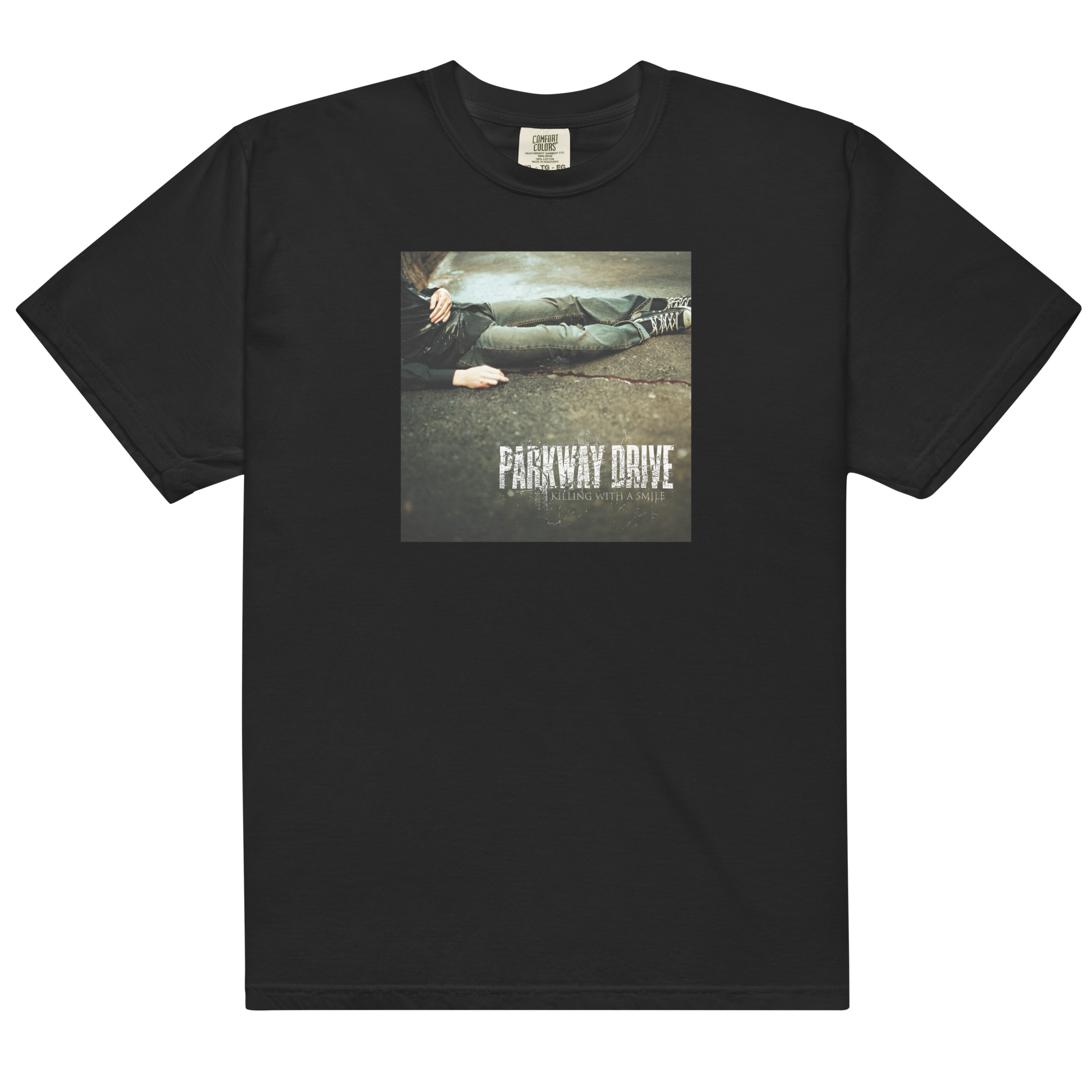 parkway-drive-killing-with-a-smile-t-shirt-noir-coton image 1