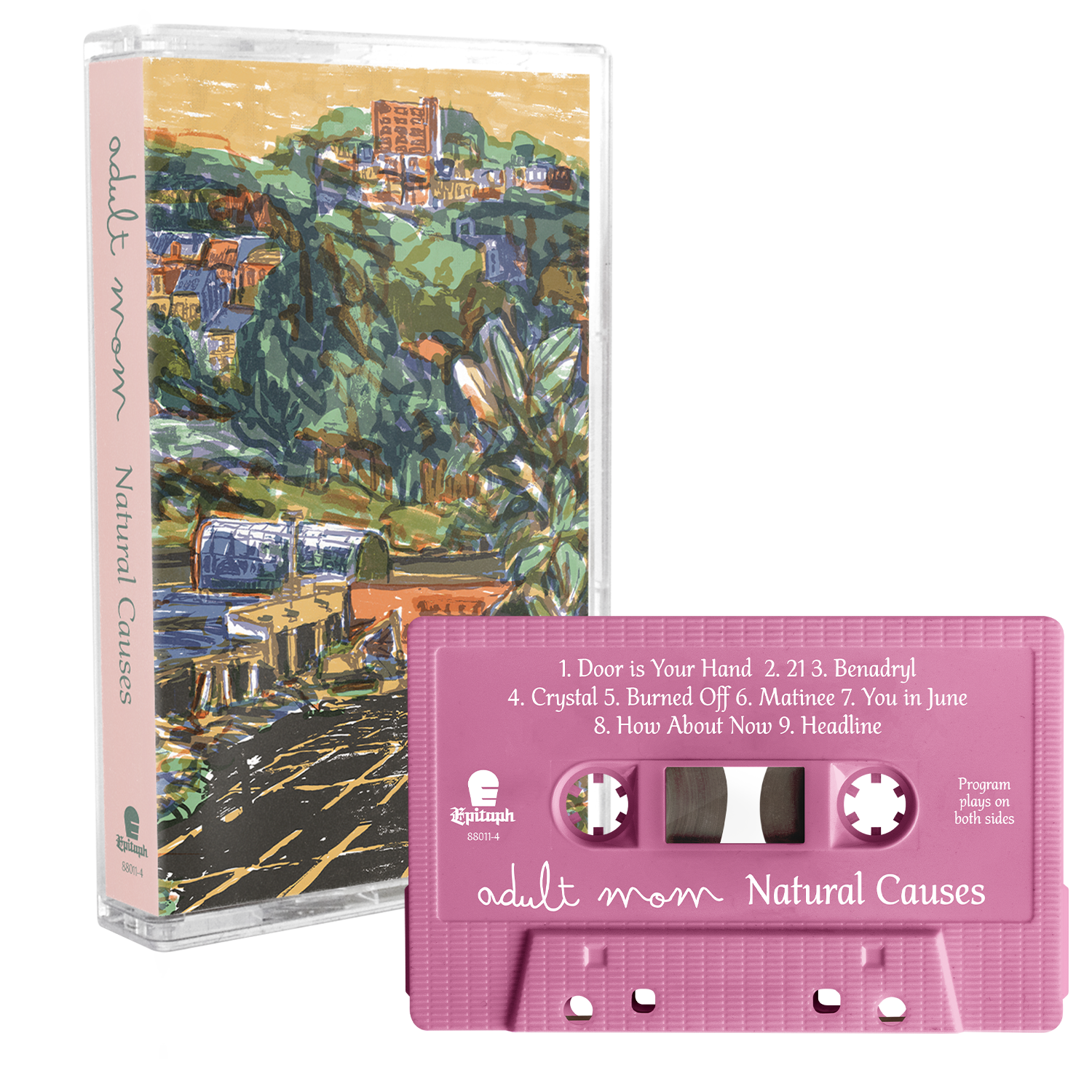 adult-mom-natural-causes-cassette-k7-rose image 1