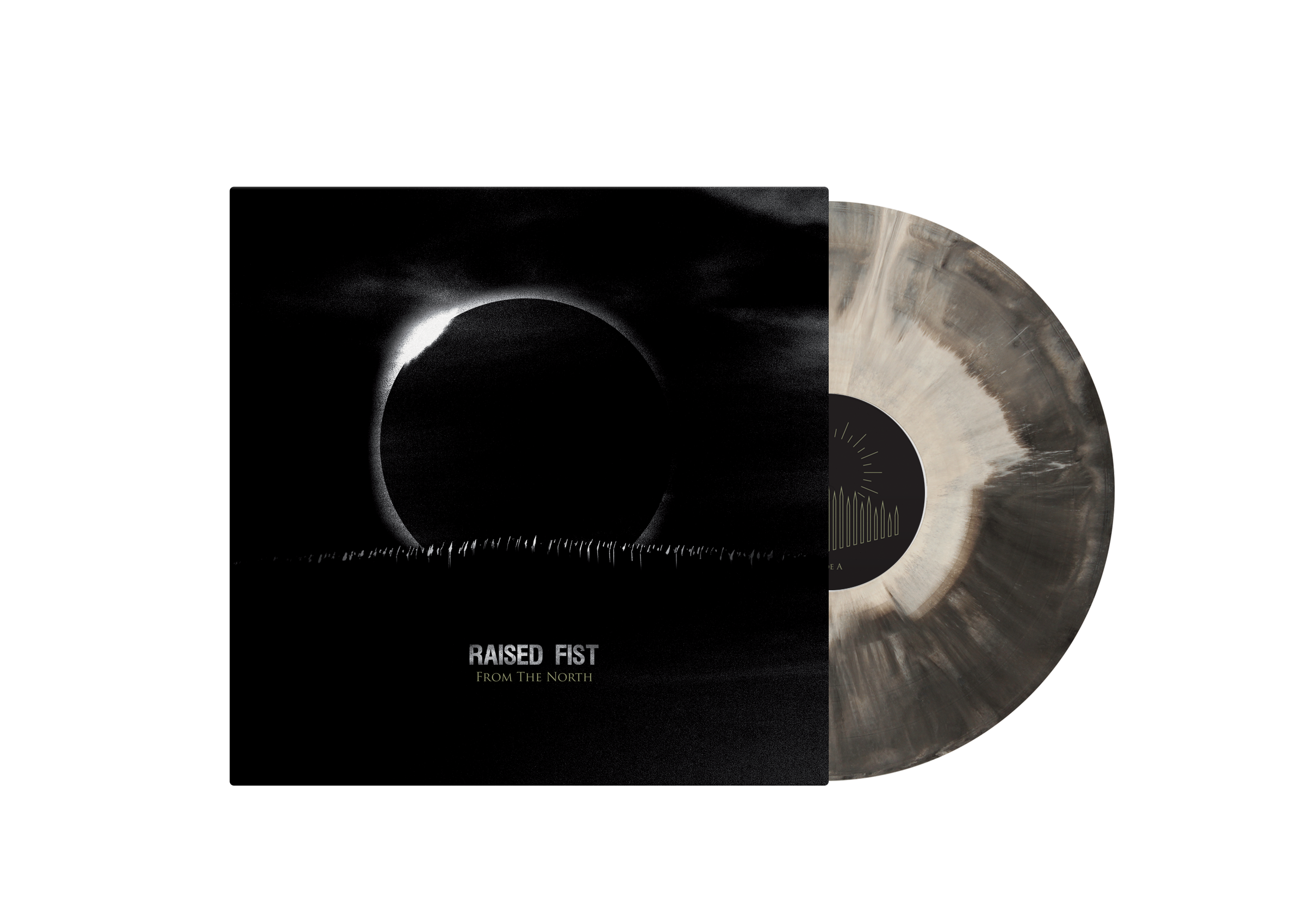 raised-fist-from-the-north-lp-vinyle-galaxy-noir-blanc image 1