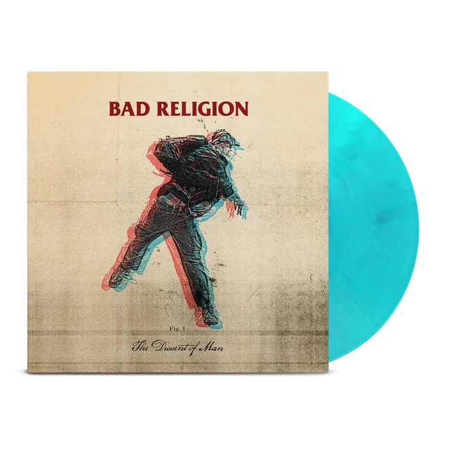 epitaph-records-the-dissent-of-man-lp-vinyle-vert-bleu-bad-religion image 1