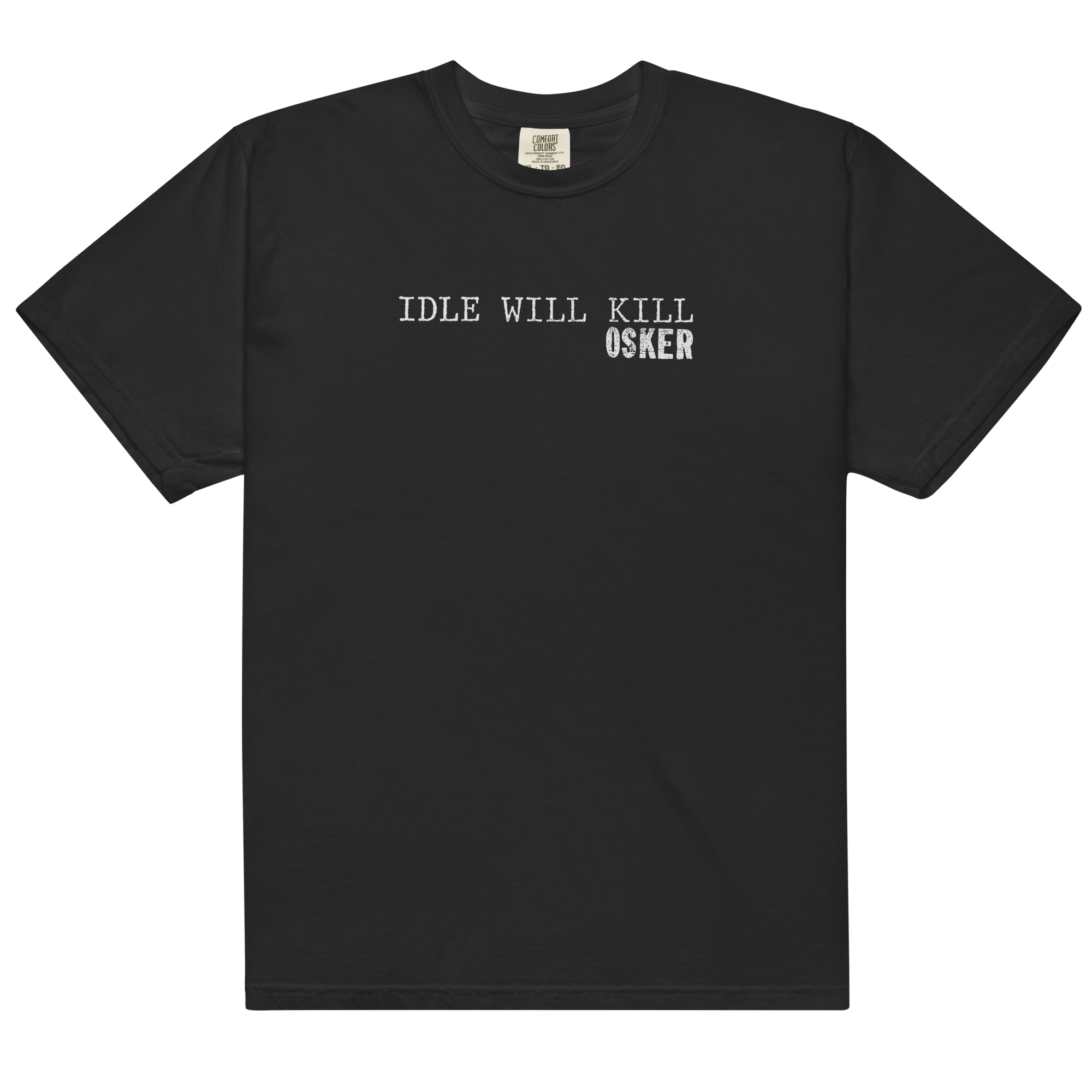 epitaph-idle-will-kill-t-shirt-noir-coton-visuel-album image 1