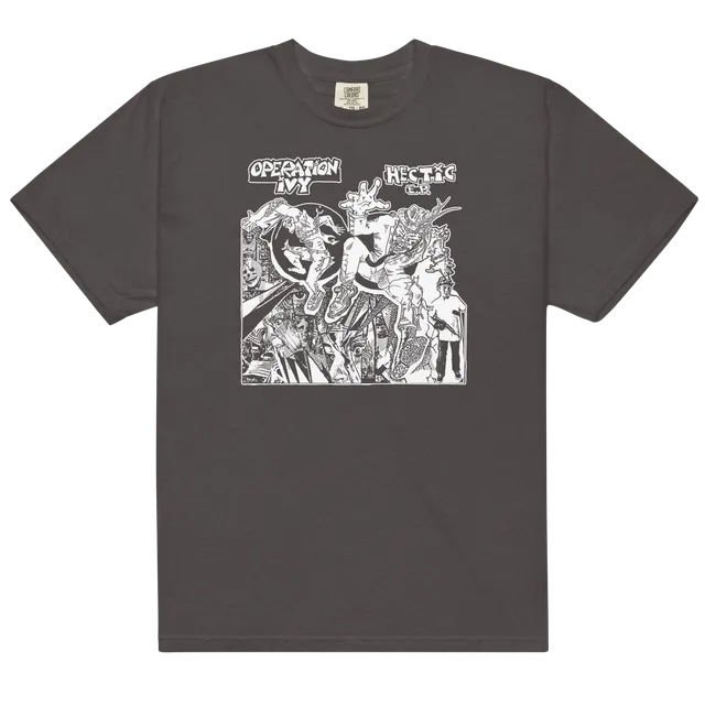 epitaph-hectic-t-shirt-gris-fonc-coton-manches-courtes image 1