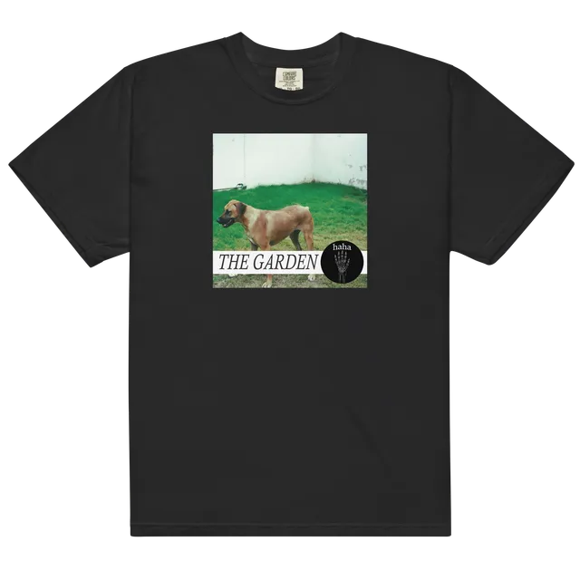 haha-t-shirt-t-shirt-noir-coton-manches-courtes image 1
