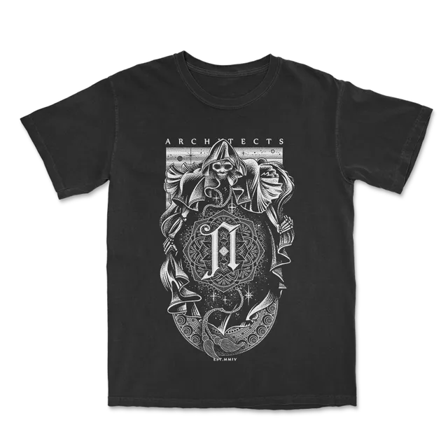architects-reaper-t-shirt-noir-100-coton-metalcore image 1