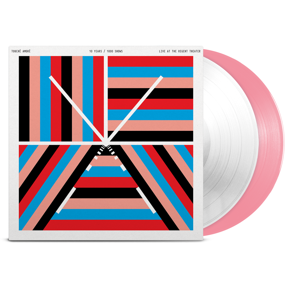touch-amor-10-years-1000-shows-2xlp-vinyle-blanc-rose-live image 2