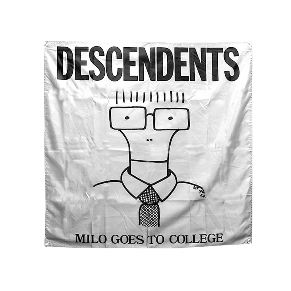 descendents-milo-goes-to-college-drapeau-gris image 1