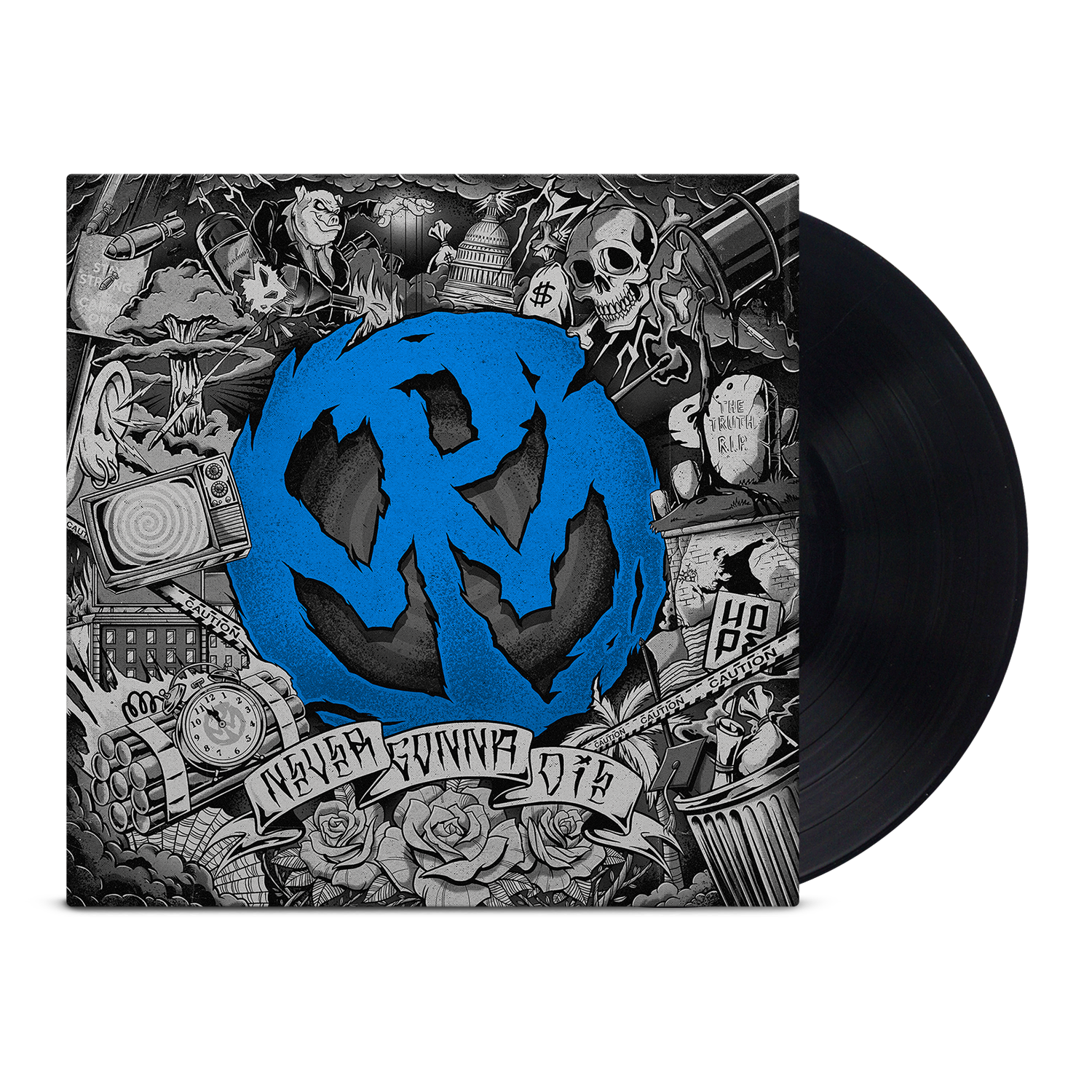pennywise-never-gonna-die-lp-vinyle-noir image 1