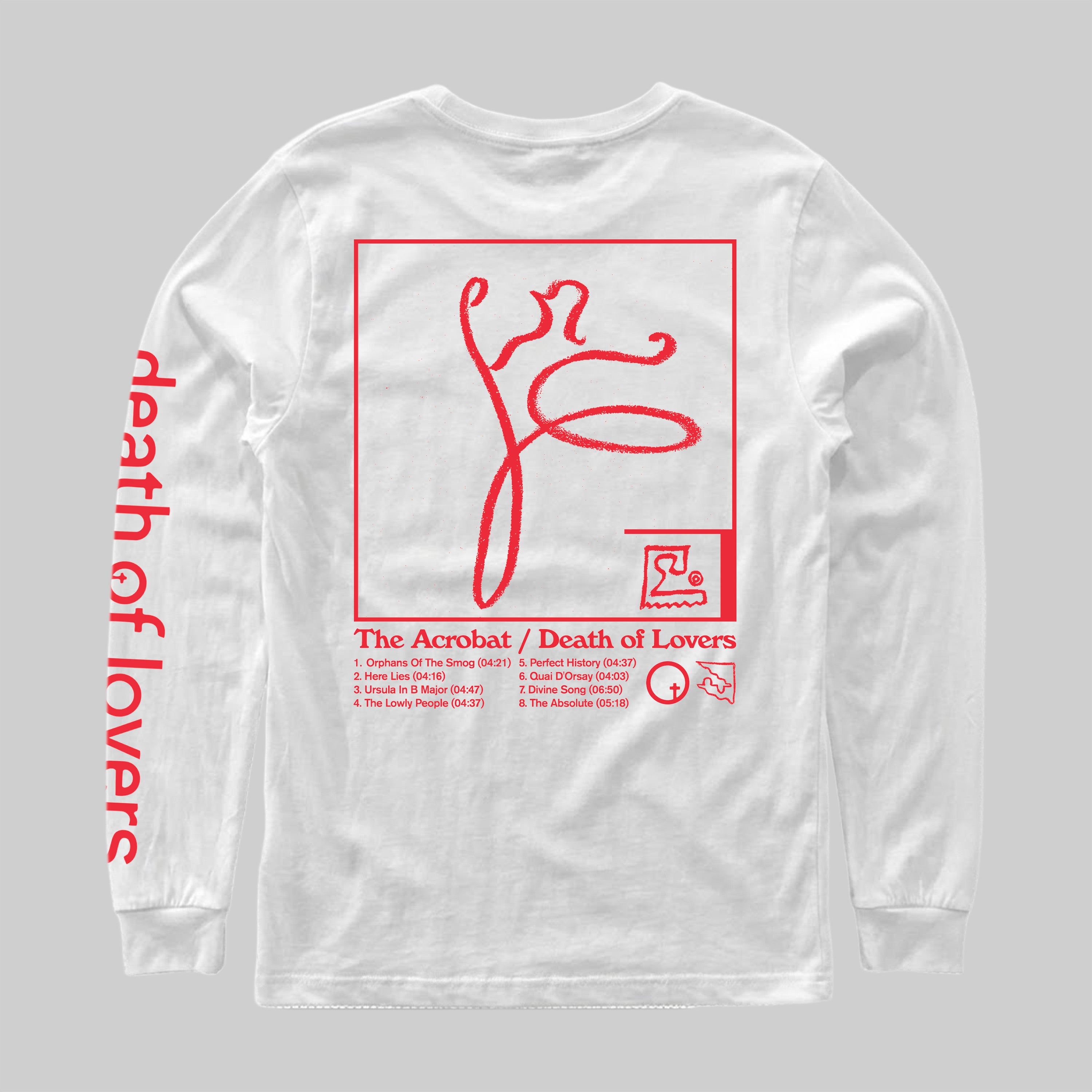 death-of-lovers-the-acrobat-t-shirt-manches-longues-blanc image 2