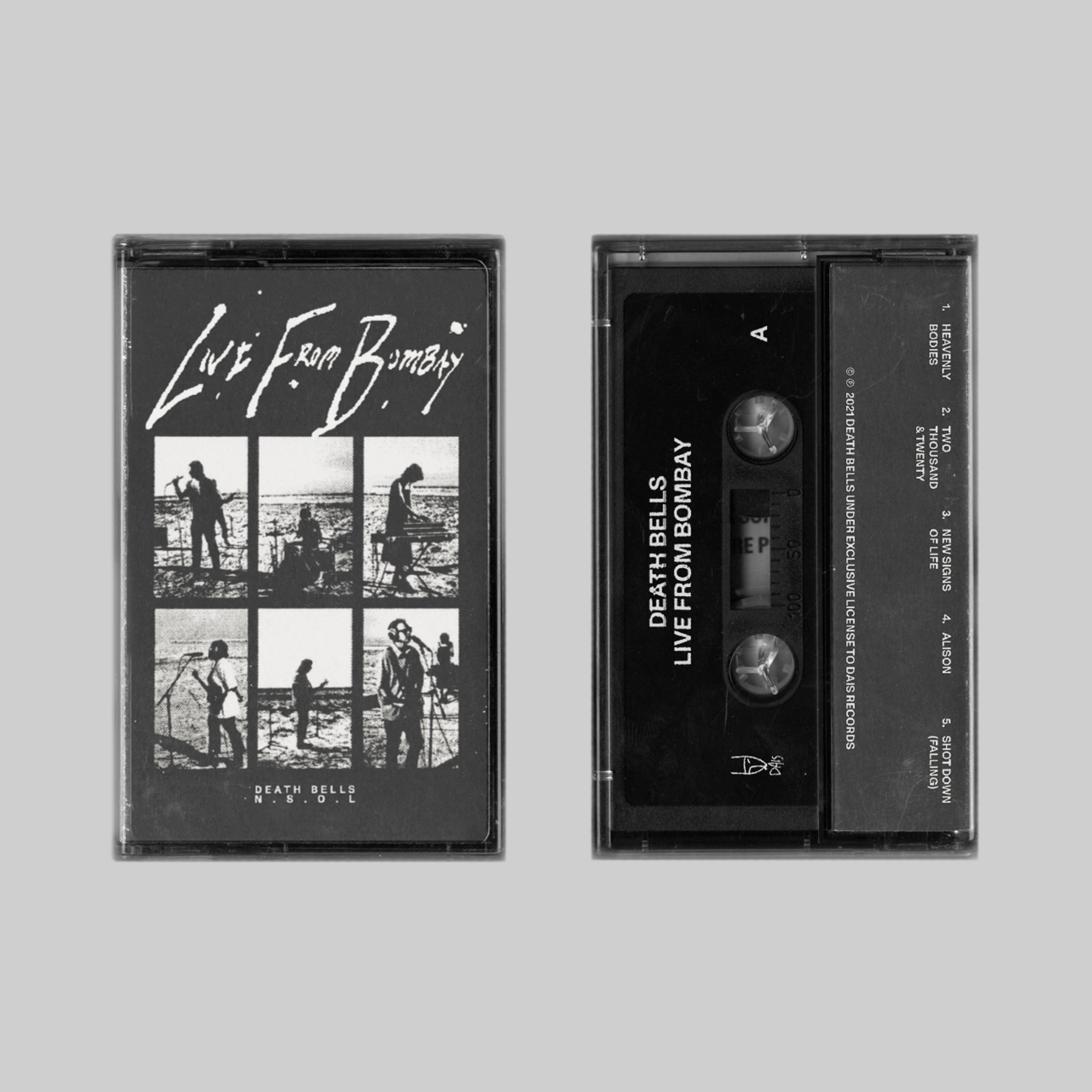 dais-records-death-bells-live-from-bombay-cassette-limit-e image 2