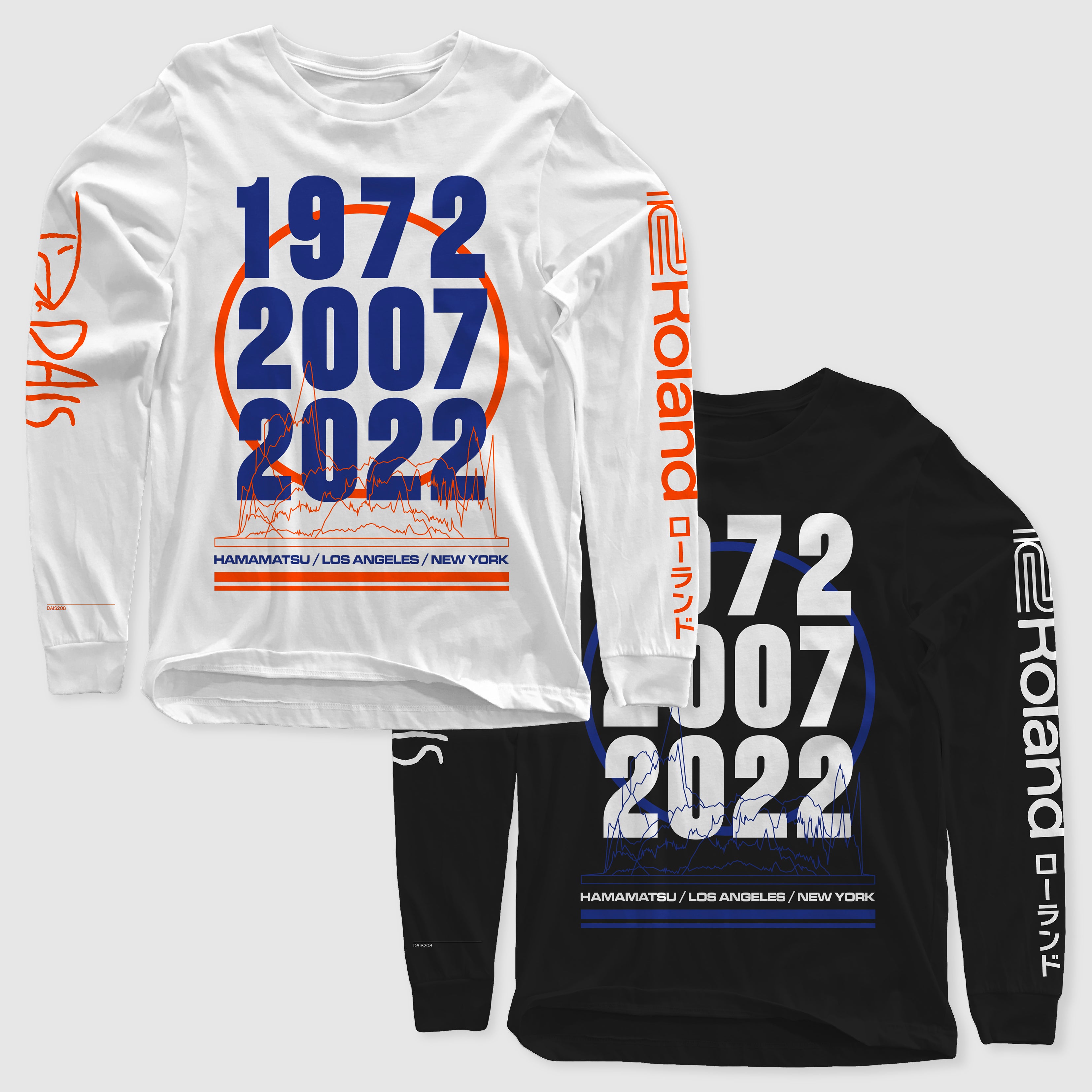 dais-records-dais-x-roland-founded-manche-longue-noir-taille-l image 1