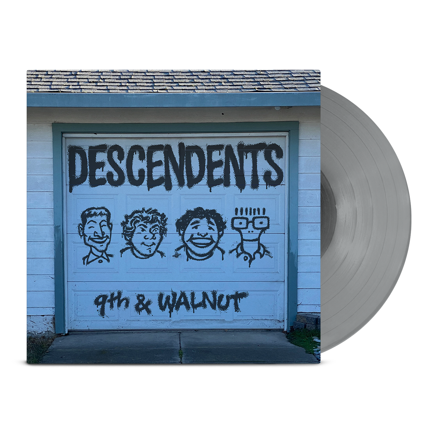 descendents-9th-walnut-lp-vinyle-gris-opaque-45-tours image 1