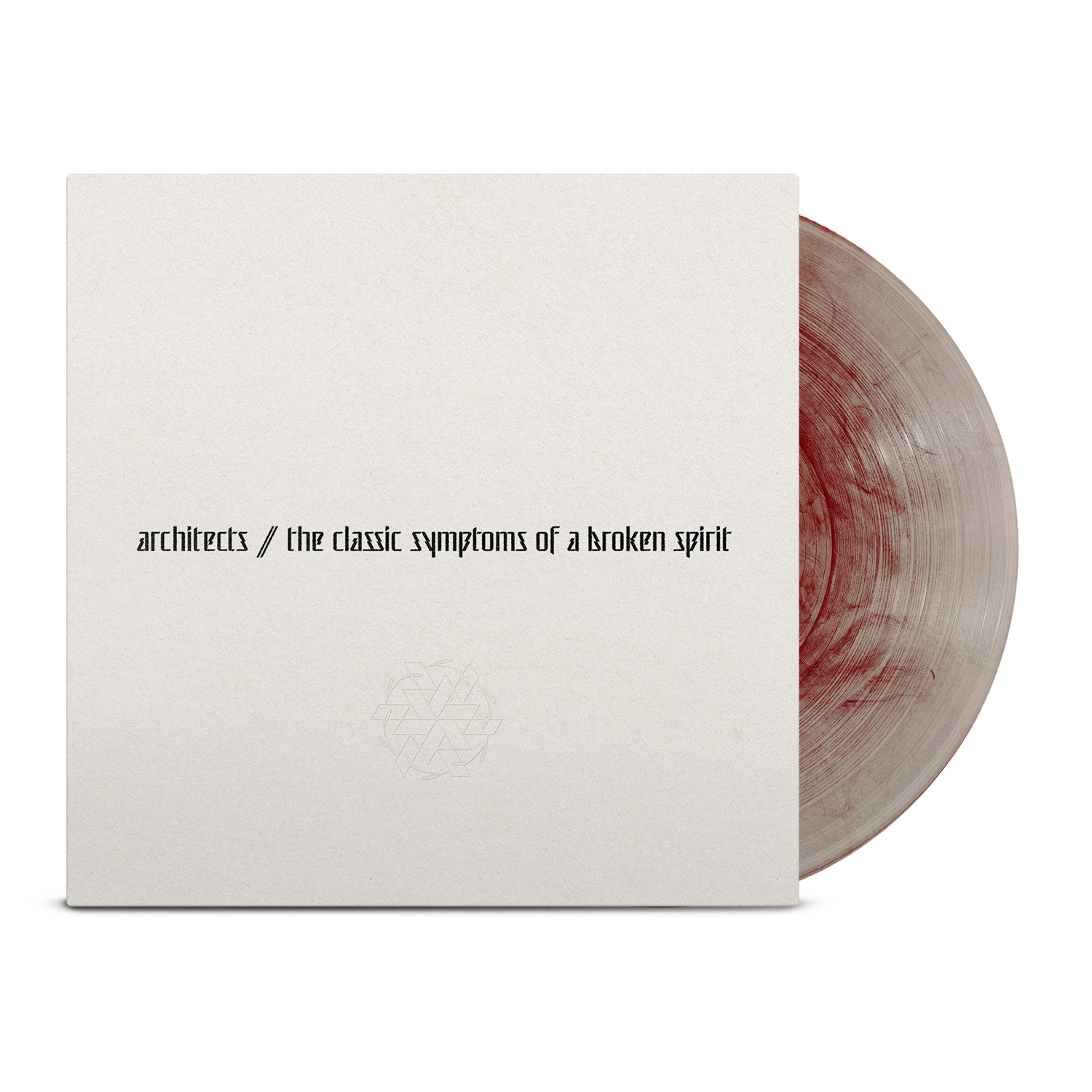 architects-the-classic-symptoms-of-a-broken-spirit-vinyle-lp-transparent-rouge image 1