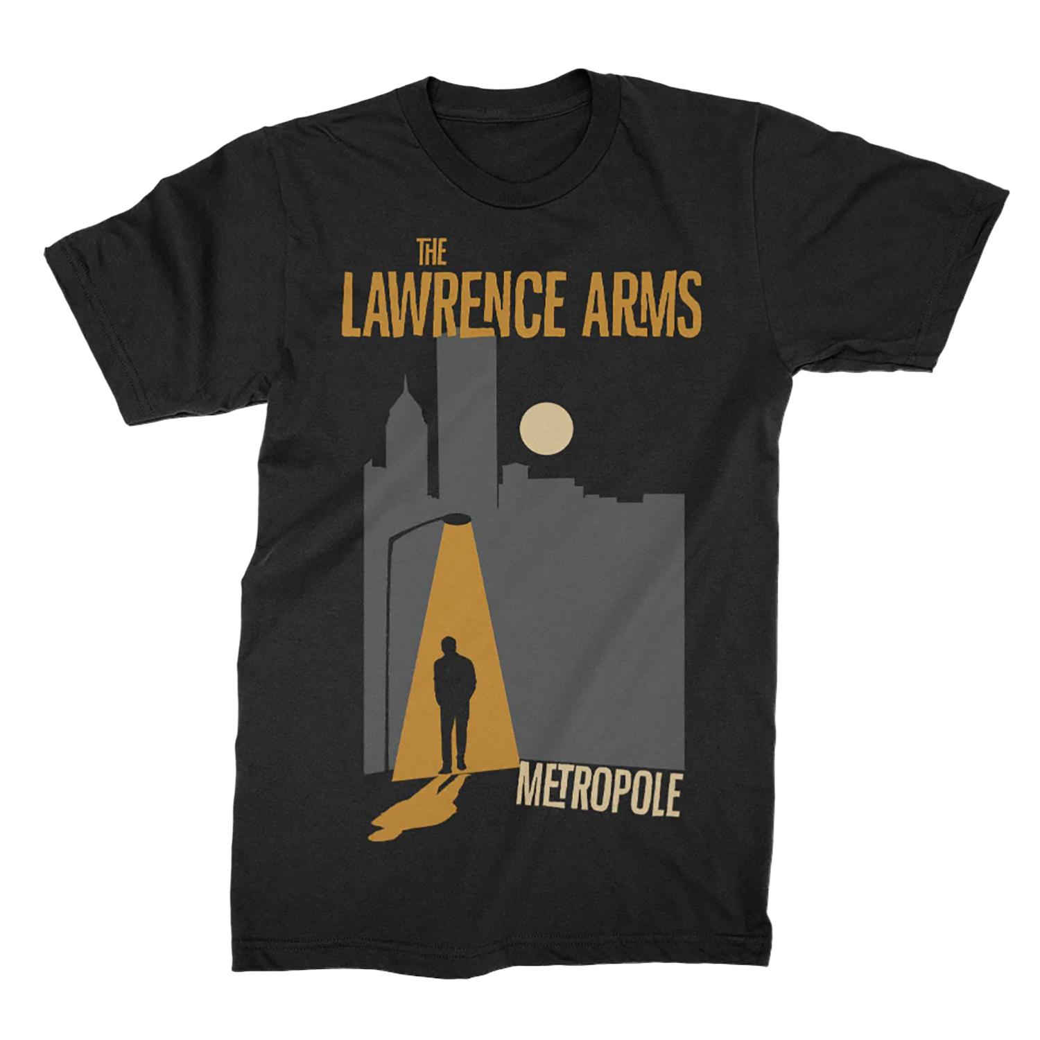 the-lawrence-arms-metropole-t-shirt-noir-coton image 1