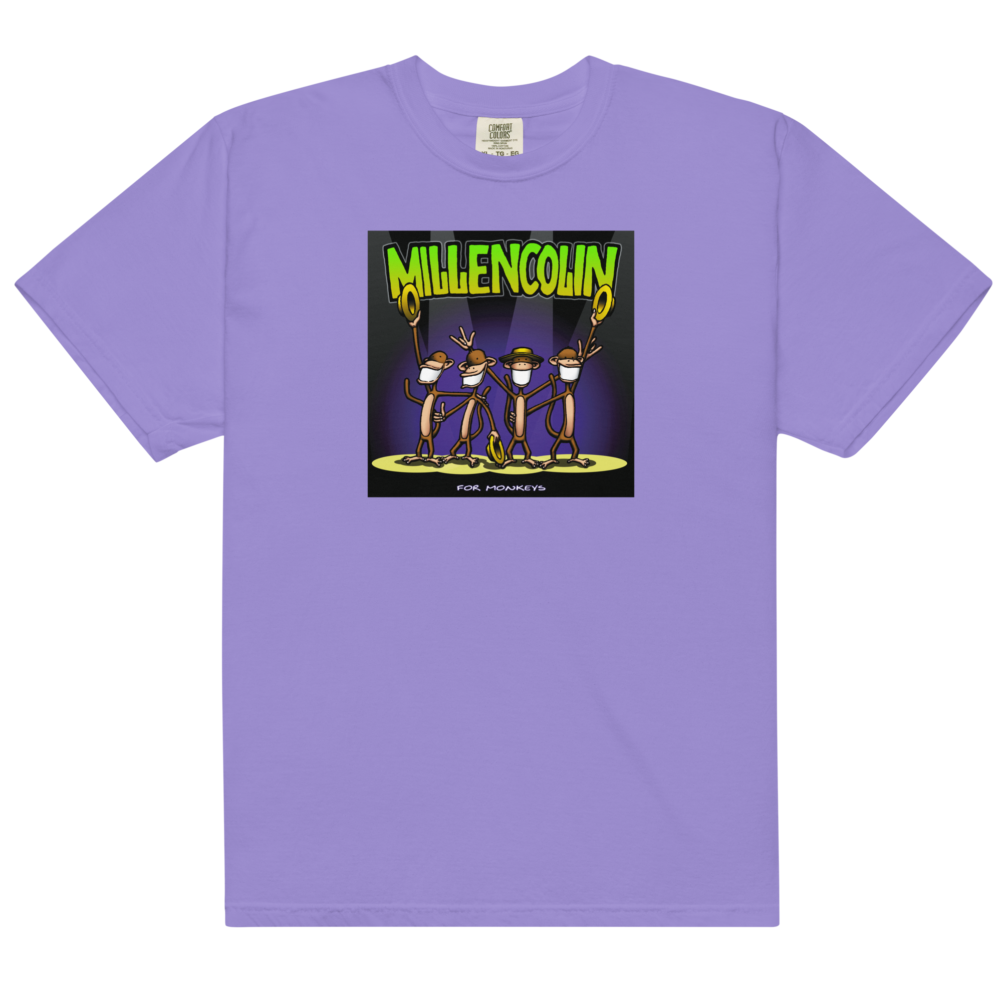 millencolin-for-monkeys-t-shirt-violet-coton image 1
