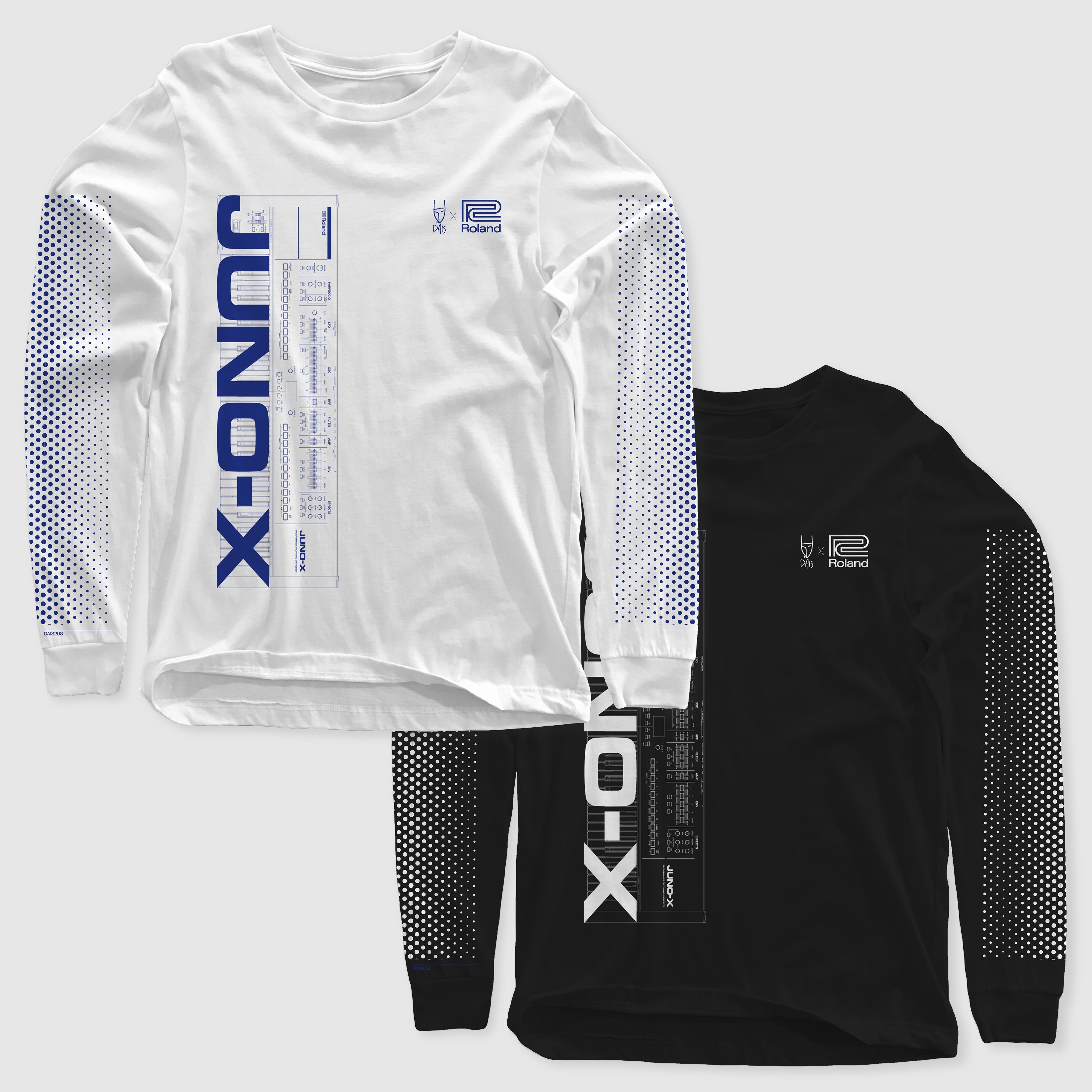 dais-x-roland-juno-x-longsleeve-noir-taille-l image 1