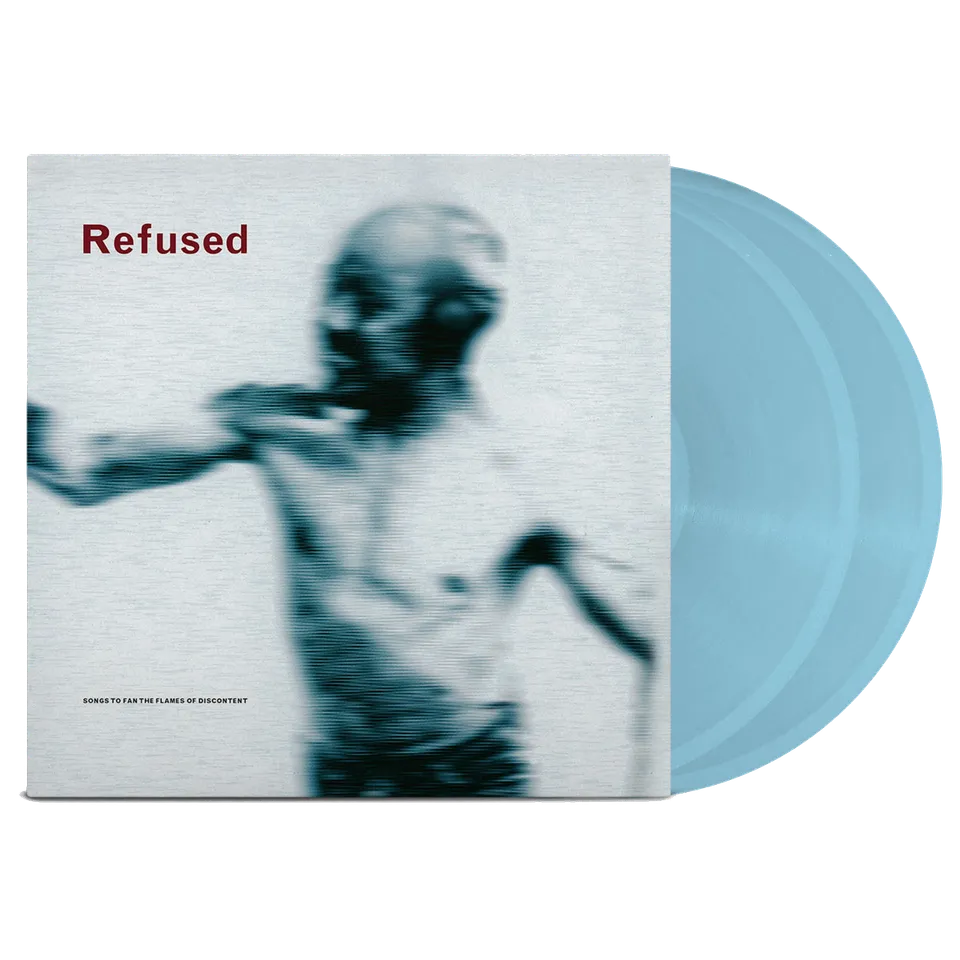 refused-songs-to-fan-the-flames-vinyle-2xlp-baby-blue-anniversary image 1