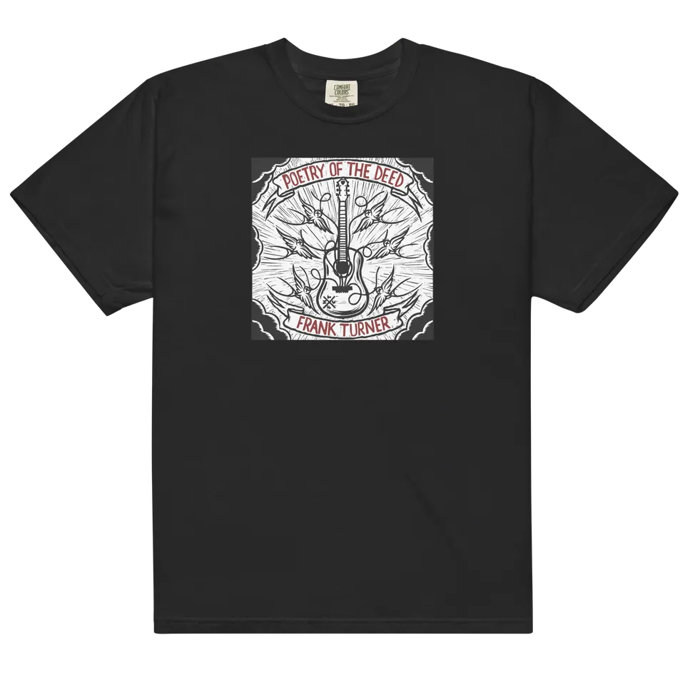 frank-turner-poetry-of-the-deed-t-shirt-noir-coton image 1