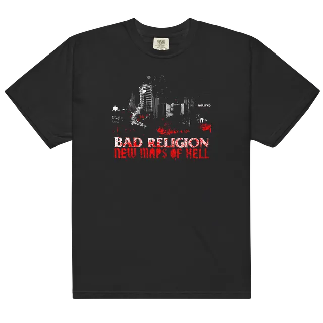 bad-religion-new-maps-of-hell-t-shirt-noir-coton image 1