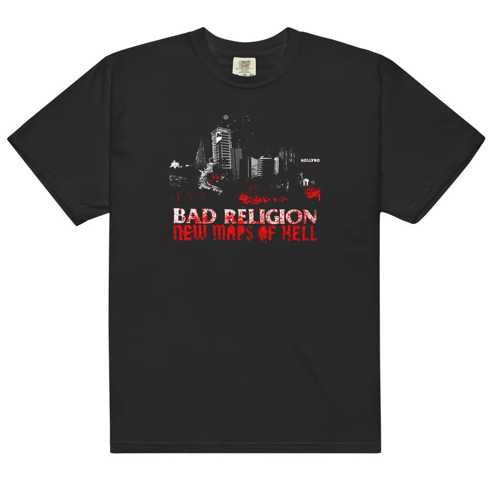 bad-religion-new-maps-of-hell-t-shirt-noir-coton image 1