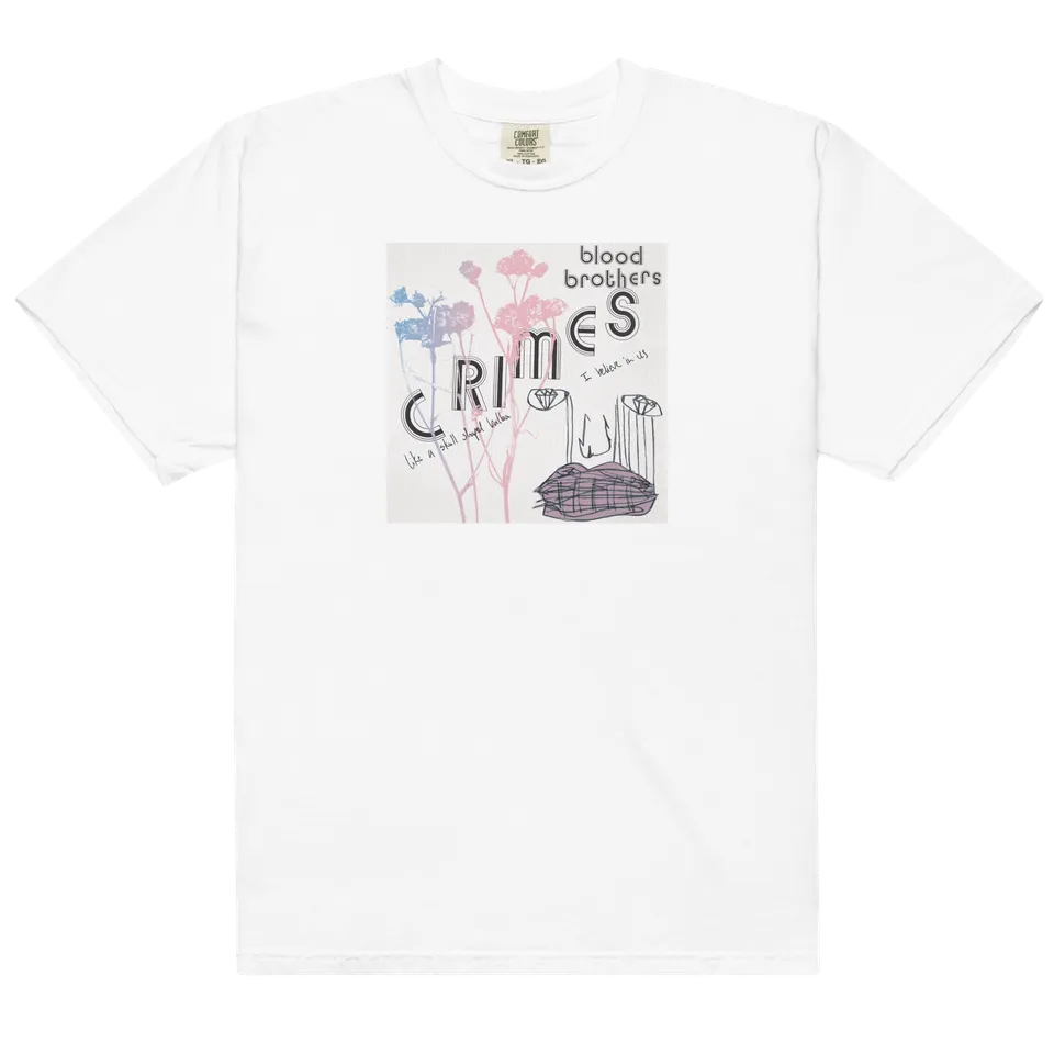 blood-brothers-crimes-t-shirt-blanc-coton-s-4xl image 1