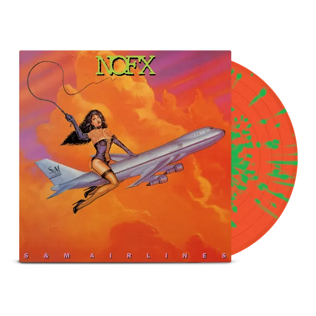 nofx-s-m-airlines-vinyle-lp-orange-splatter-collector image 1