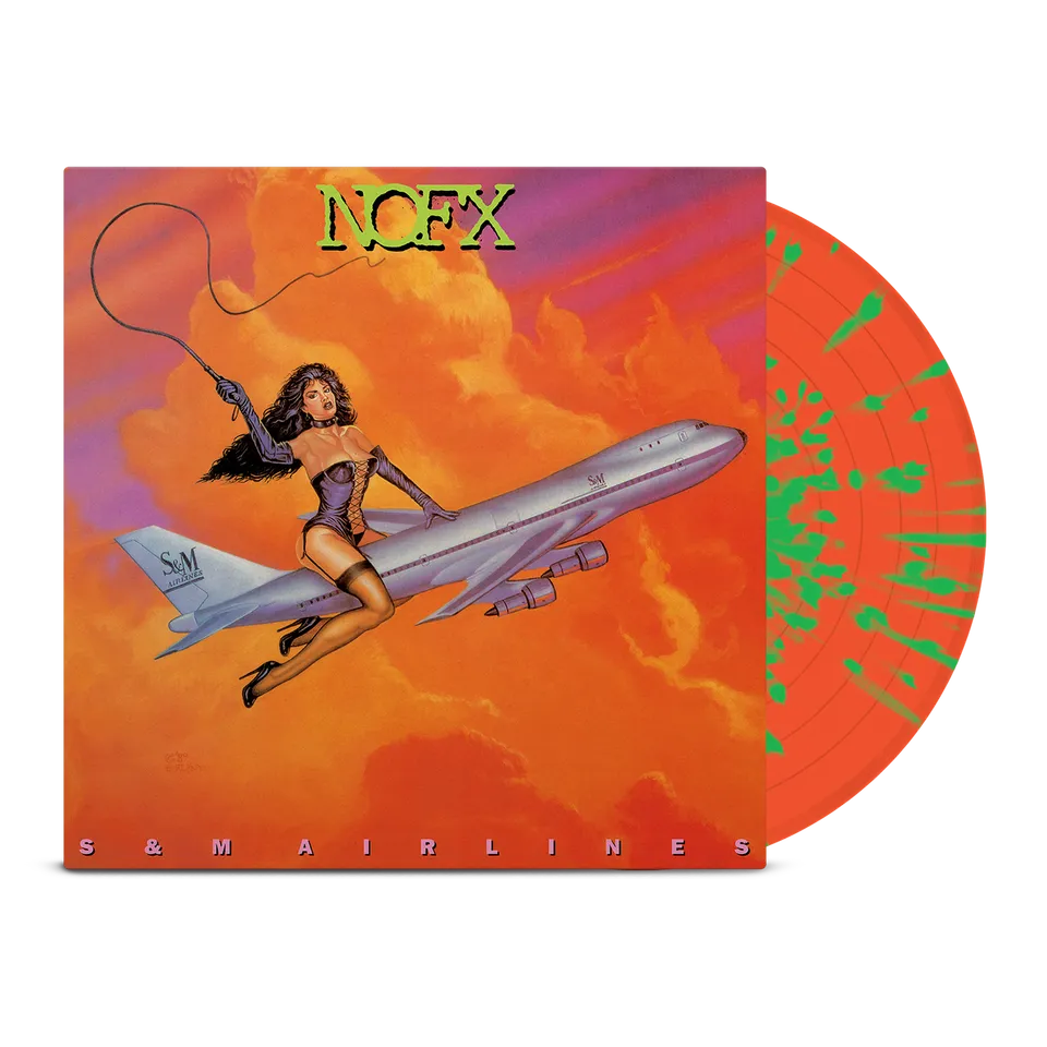 nofx-s-m-airlines-vinyle-lp-orange-splatter-collector image 1