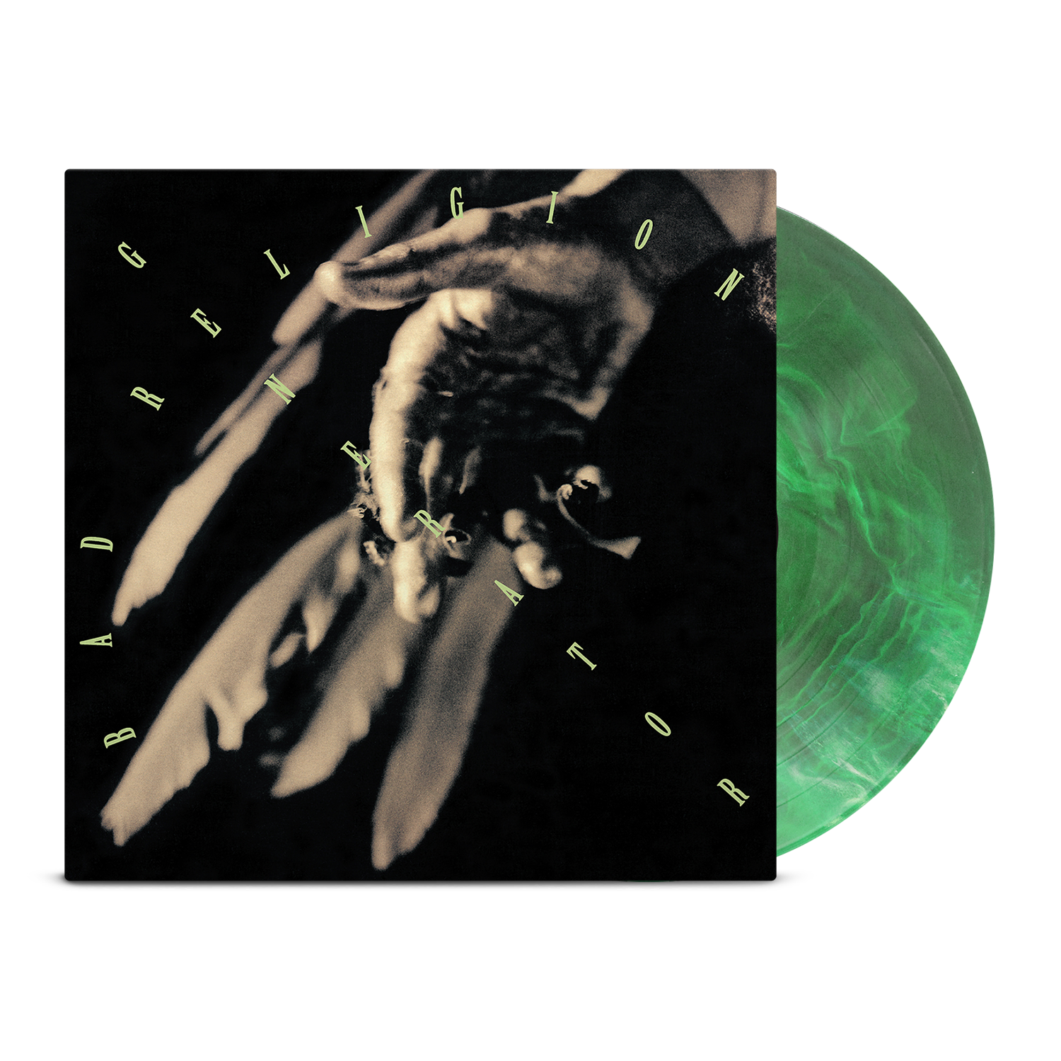 bad-religion-generator-lp-vinyle-vert-blanc-galaxie-limit image 1