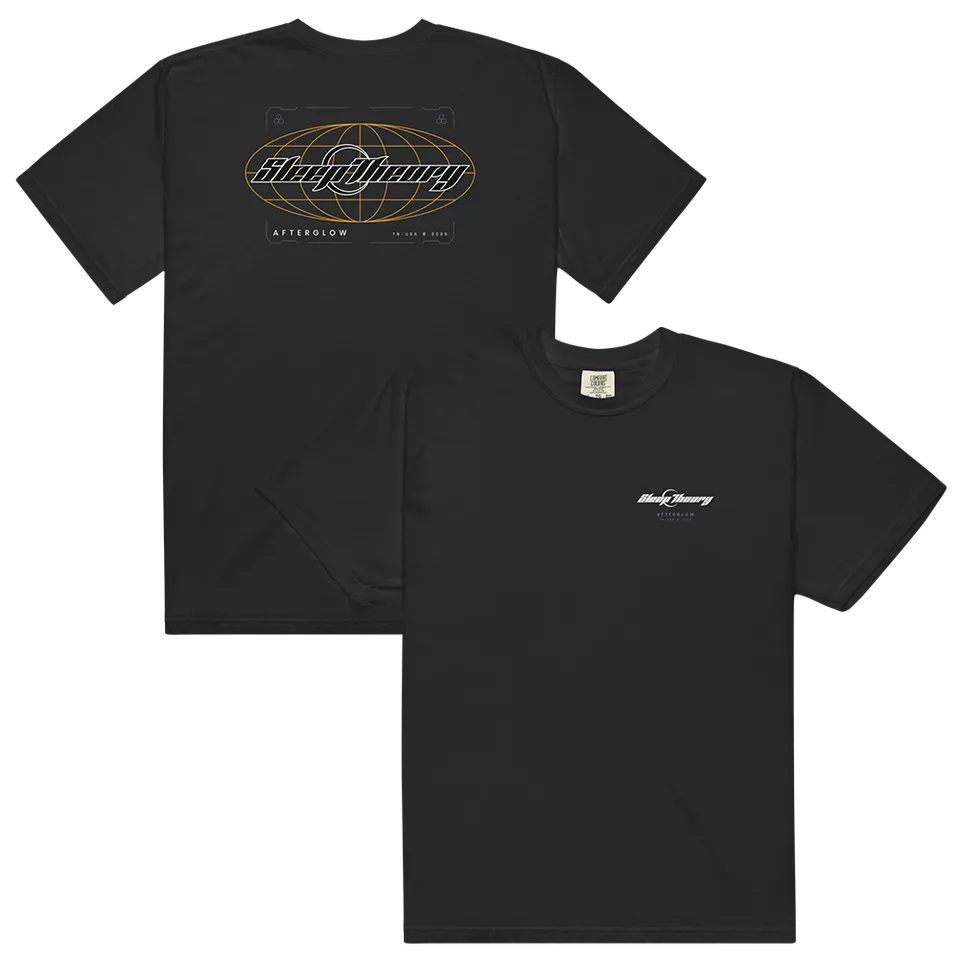sleep-theory-afterglow-t-shirt-noir-coton-globe image 1