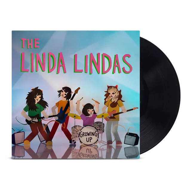 the-linda-lindas-growing-up-lp-vinyle-noir-paper-doll image 1