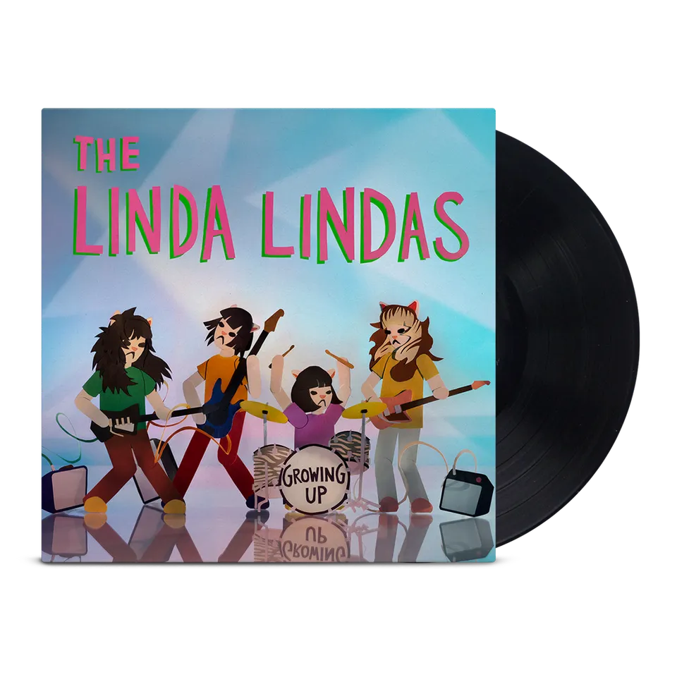 the-linda-lindas-growing-up-lp-vinyle-noir-paper-doll image 1