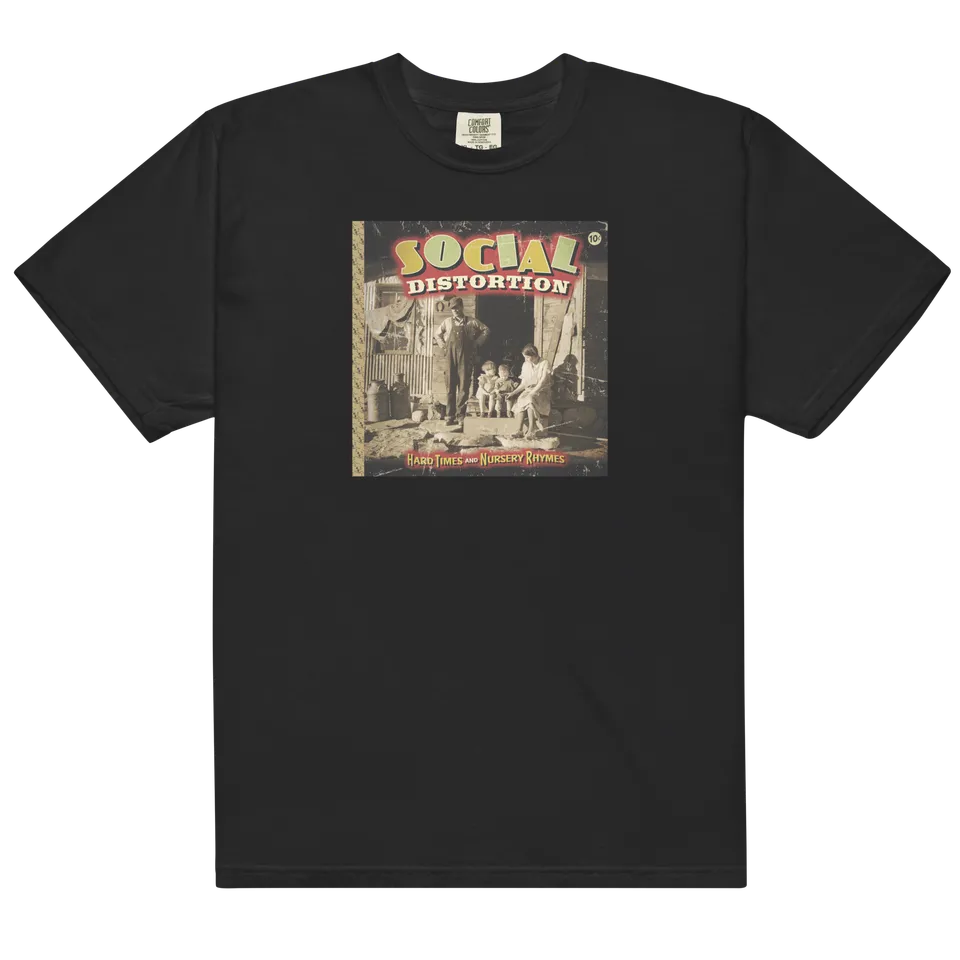 social-distortion-hard-times-t-shirt-noir-coton-album image 1